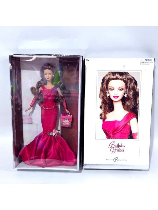 Mattel Other - 2004 NEW/NRFB Barbie Birthday Wishes Doll Silver Label - Red Dress (C6229)